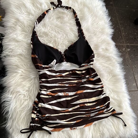 Silhouette Tankini halter  Top Sz-10 - Picture 7 of 10